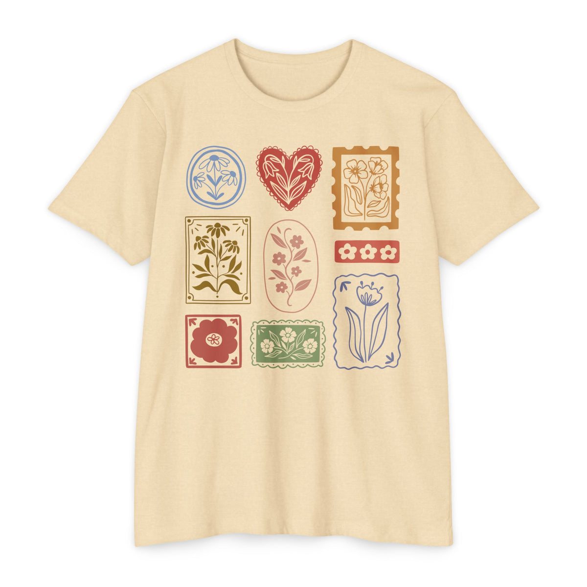 Vintage Floral Graphic T-Shirt