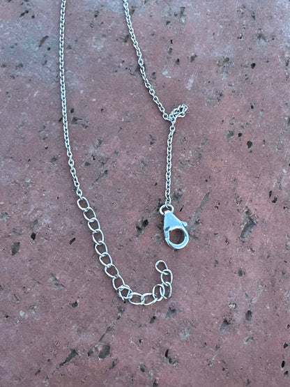 Handmade Sterling Silver Kingman Turquoise Bar Necklaces: Bandit Bar