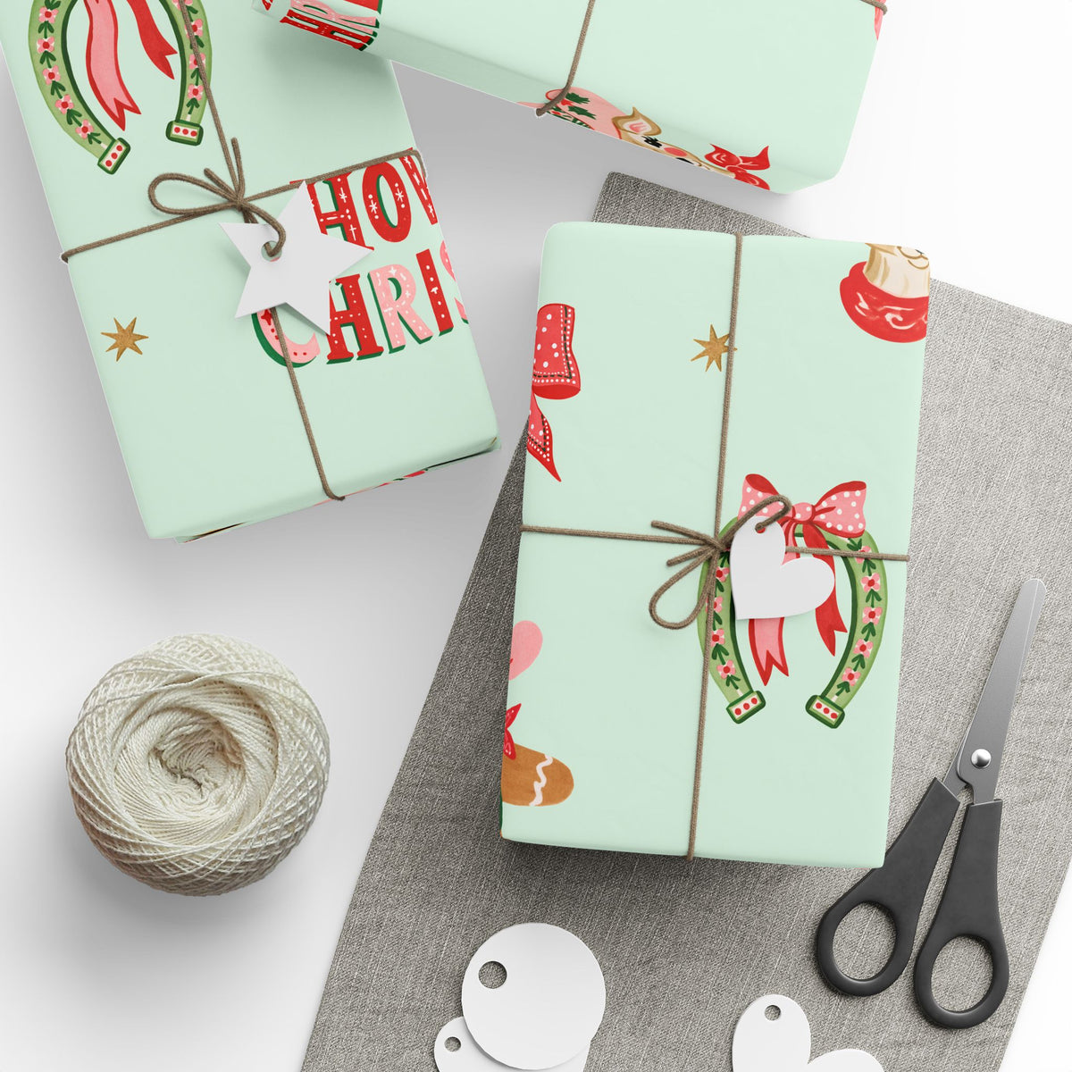 Howdy Christmas  Holiday Wrapping Paper
