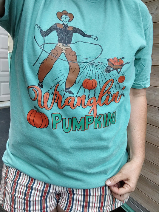 Wranglin Pumpkins Comfort Color