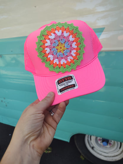 Crochet Trucker Caps