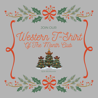 T-Shirt Of The Month Club- December Christmas Theme