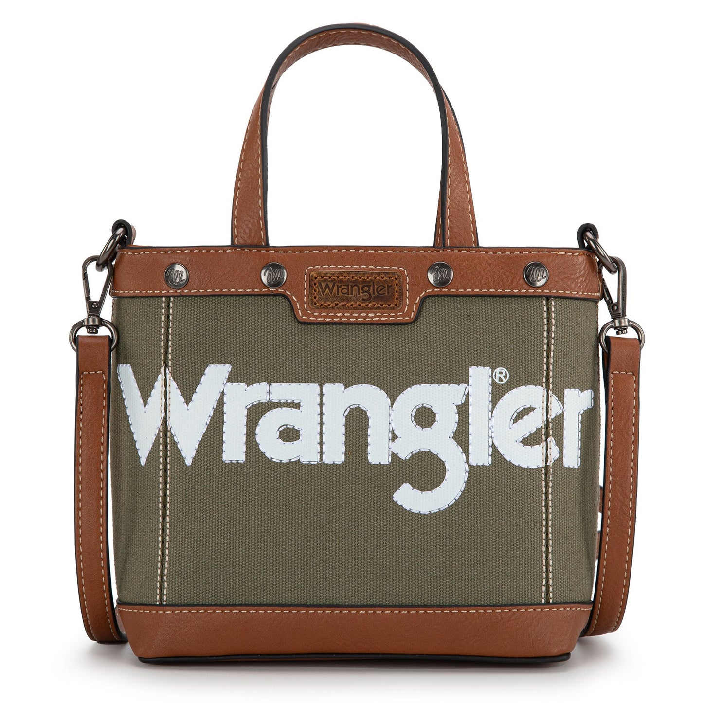 Wrangler Canvas Mini Top Handle Tote//Crossbody
