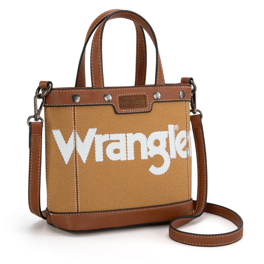 Wrangler Canvas Mini Top Handle Tote//Crossbody