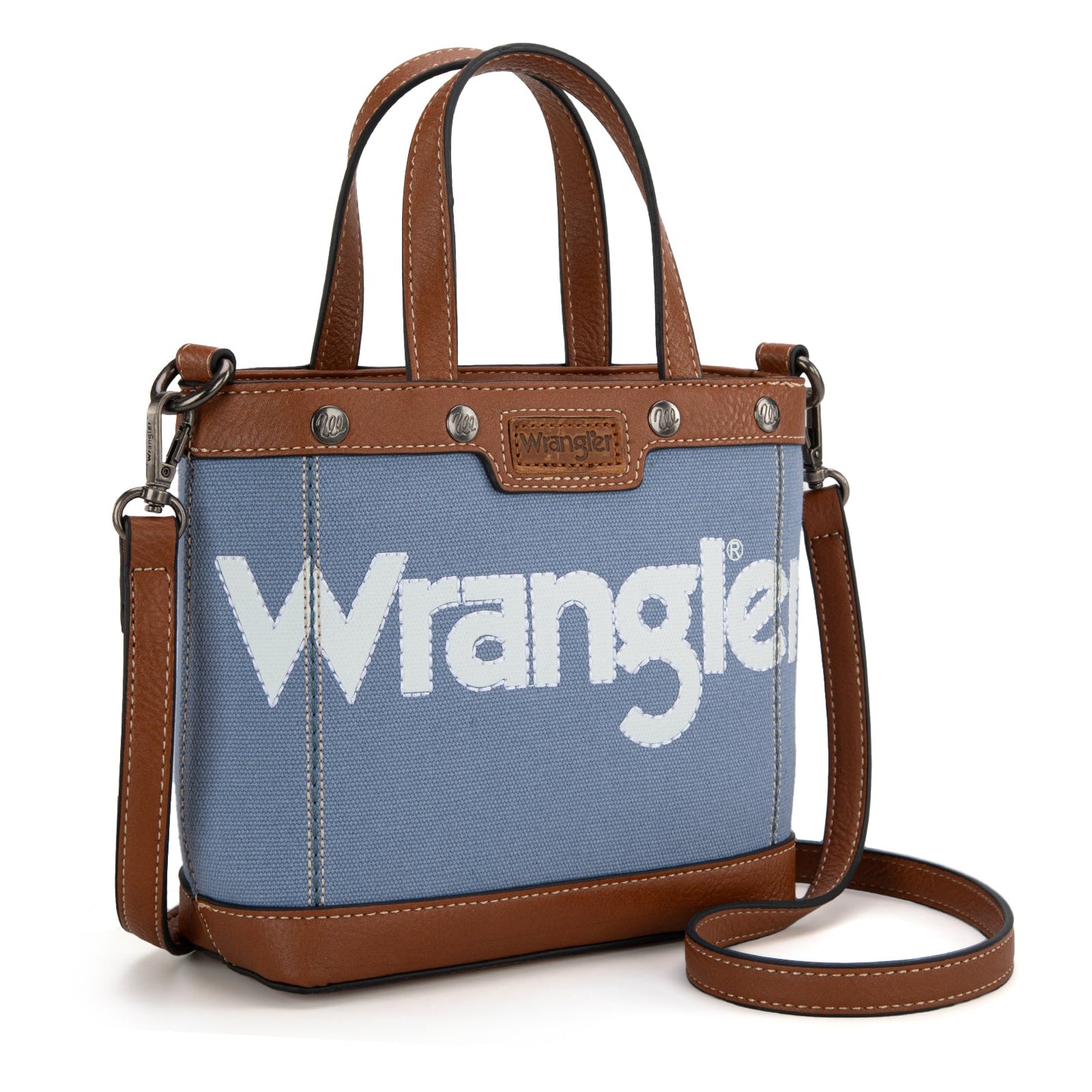 Wrangler Canvas Mini Top Handle Tote//Crossbody
