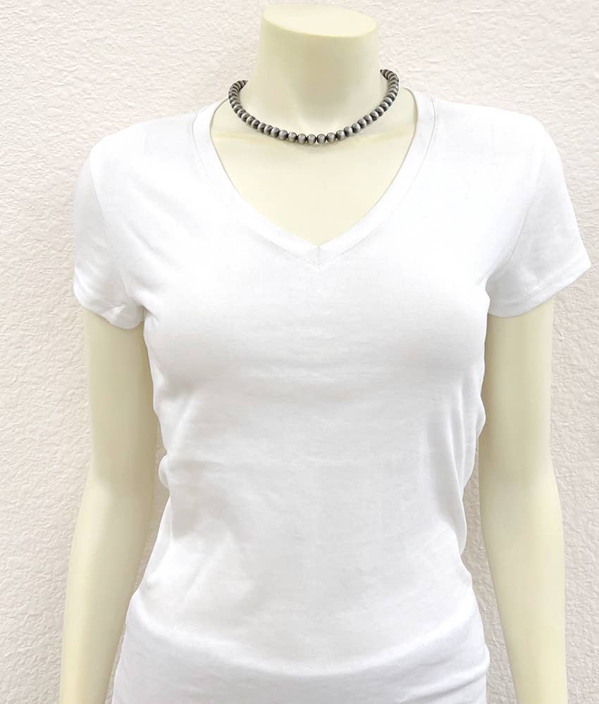 6" 8mm Western Bead Necklace