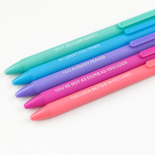 Aggressive Compliments Pen Sets