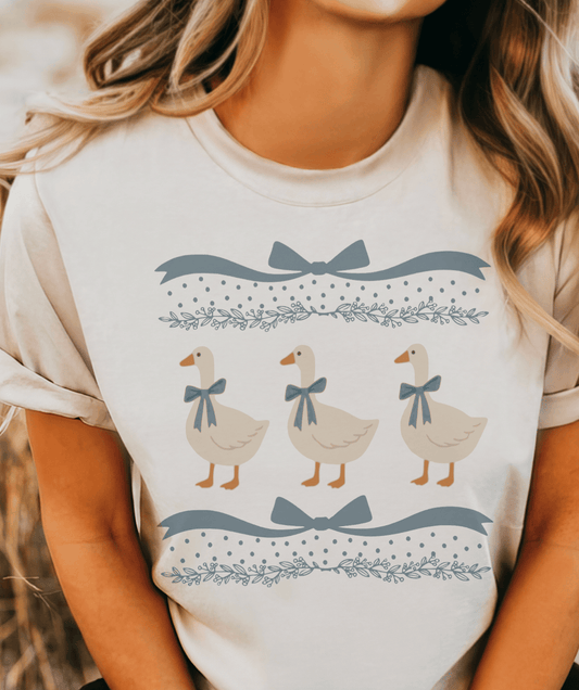 Blue Ribbon Goose - Tee or Sweatshirt