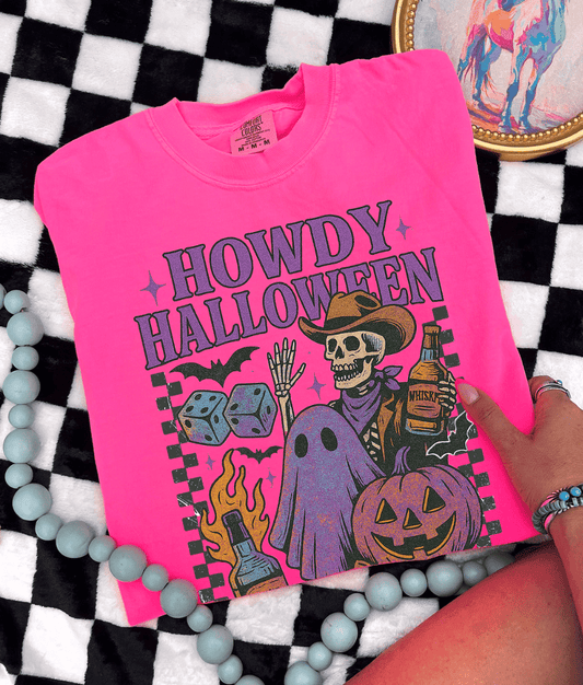 Checkered Howdy Halloween