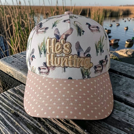 He's Hunting Trucker Hat