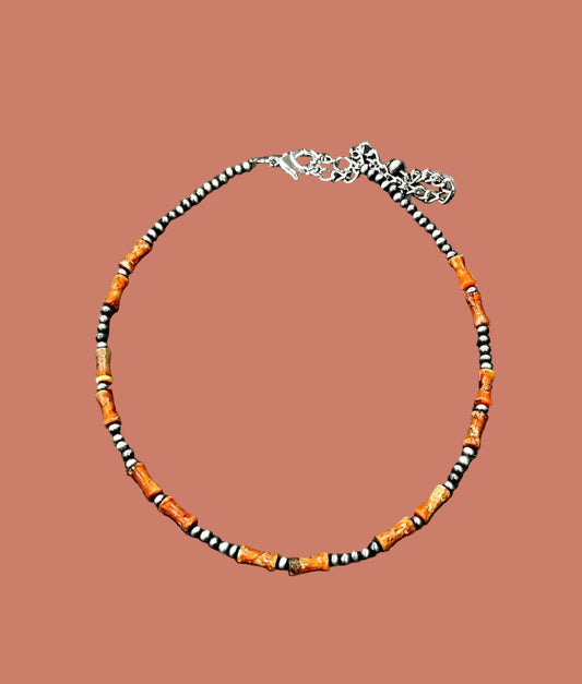 738992, 16" Western 12mm Gemstone Necklace