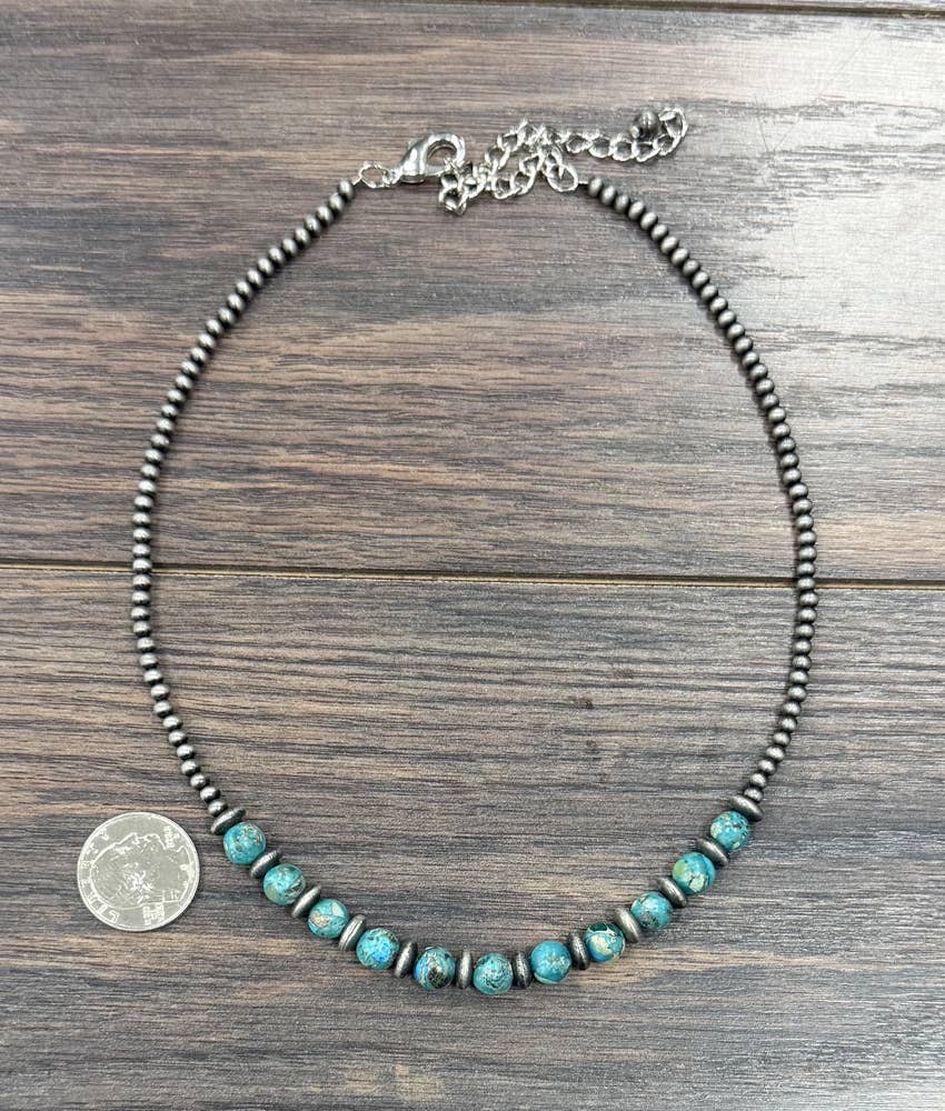 739863, 17" Western Gemstone Necklace