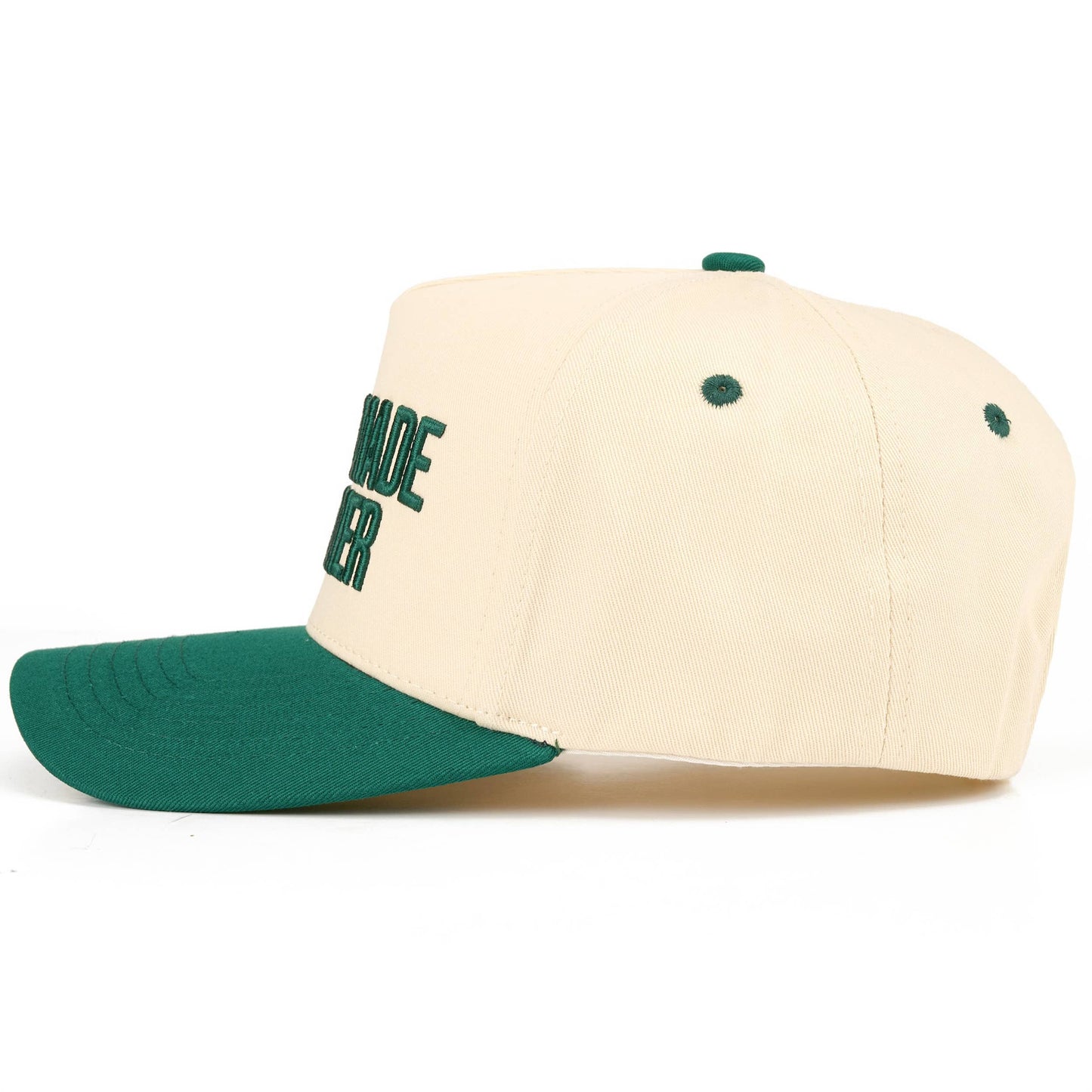 SO GOD MADE A FARMER Letter Two Tone Trucker Hat