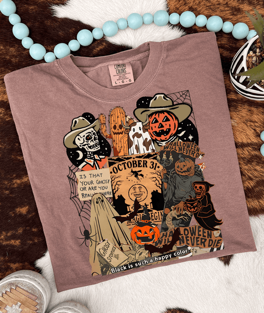 Halloween Collage Western