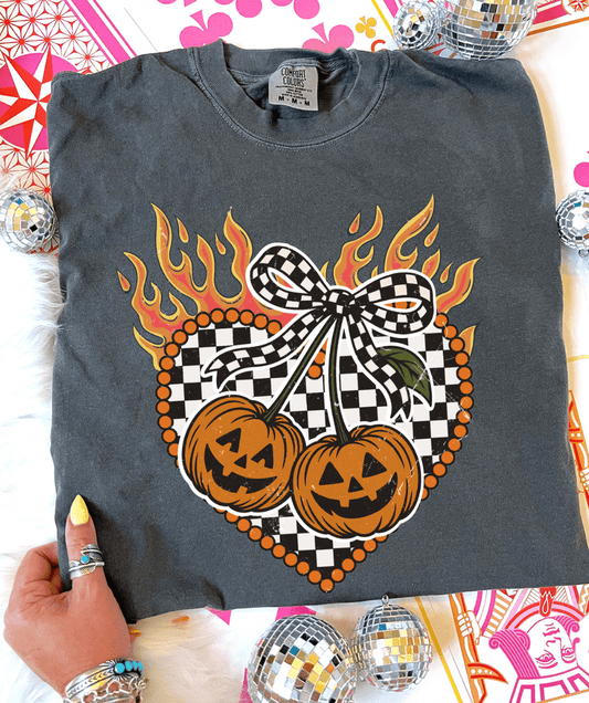 Heart Pumpkin Flames