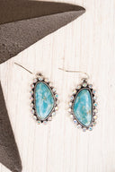 Eastway Turquoise & Iridescent Crystal Earrings