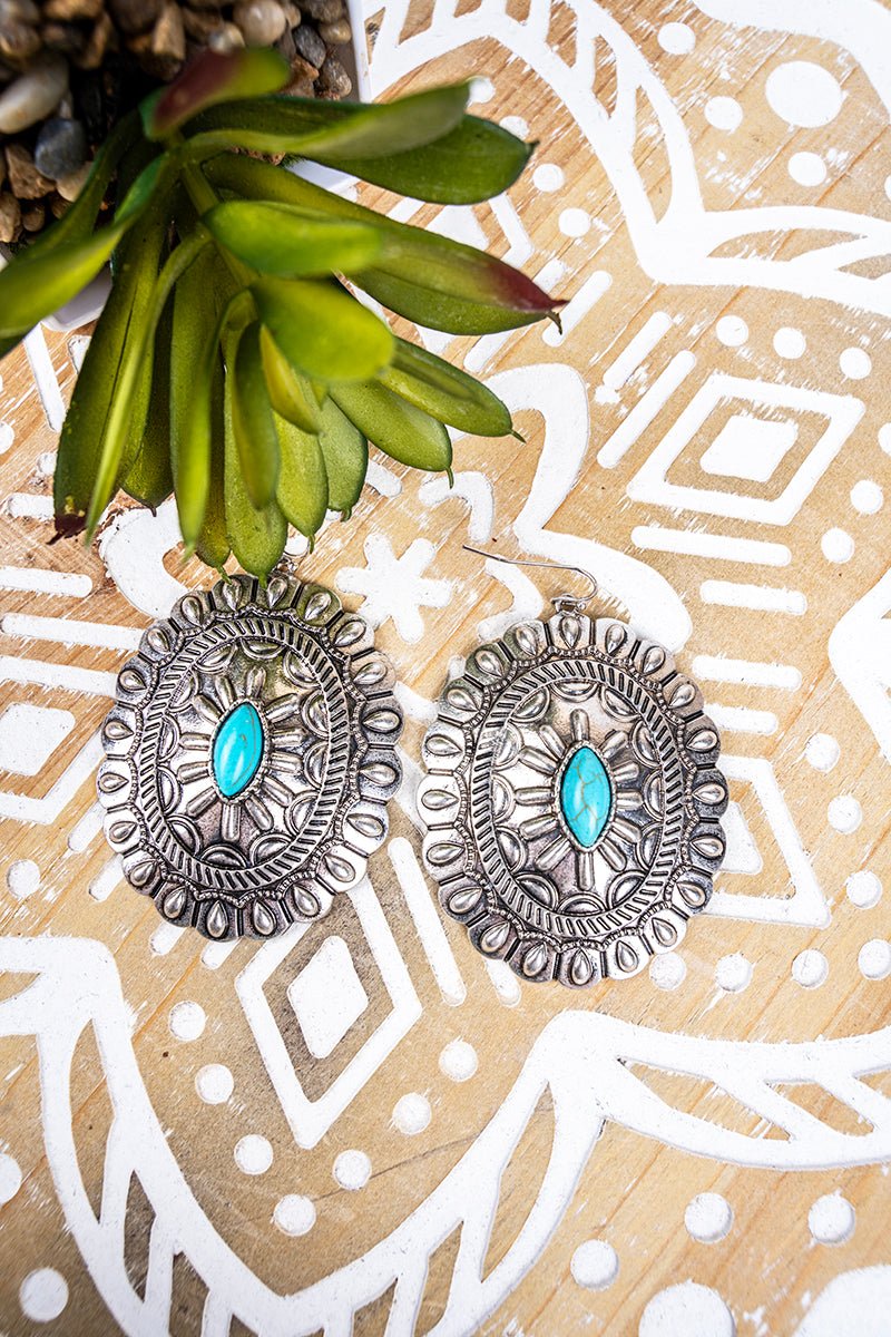 Turquoise Jasper Junction Earrings