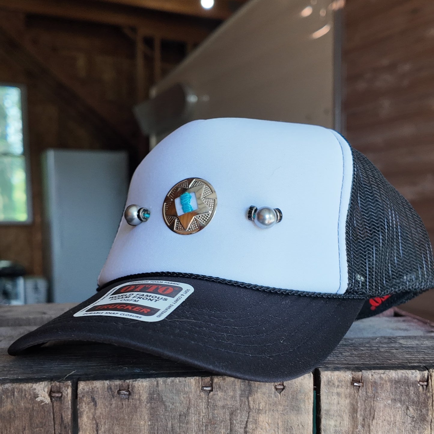 Western Concho Trucker Hats