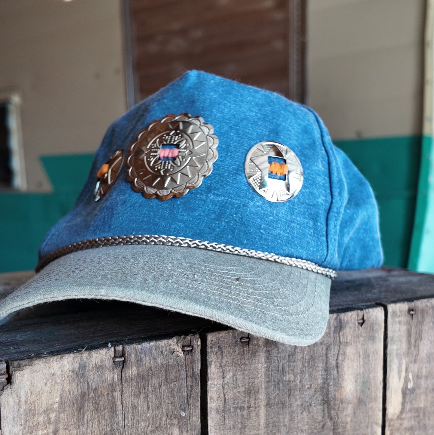 Western Concho Trucker Hats