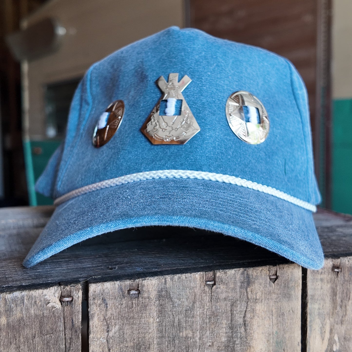 Western Concho Trucker Hats