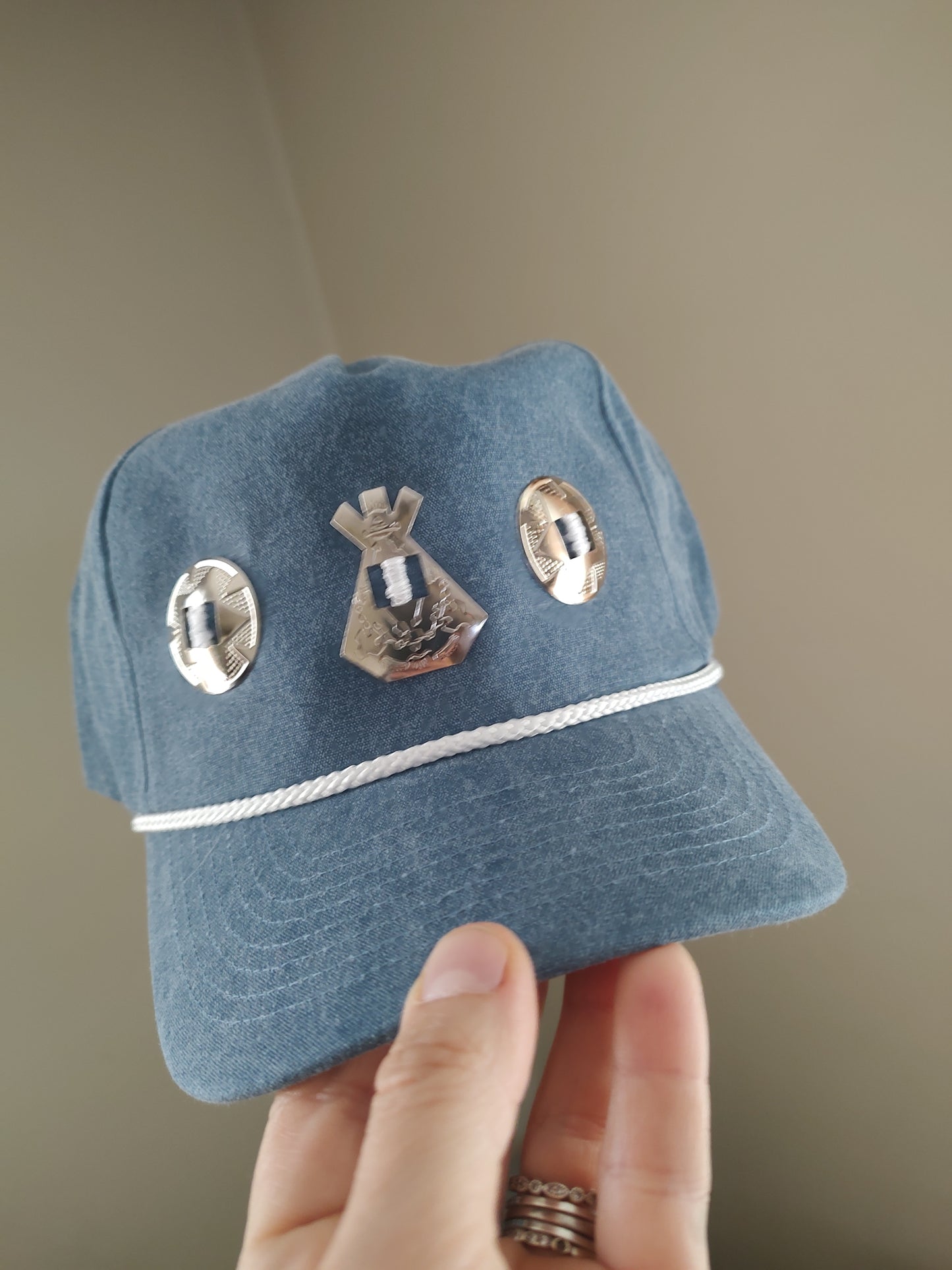 Western Concho Trucker Hats