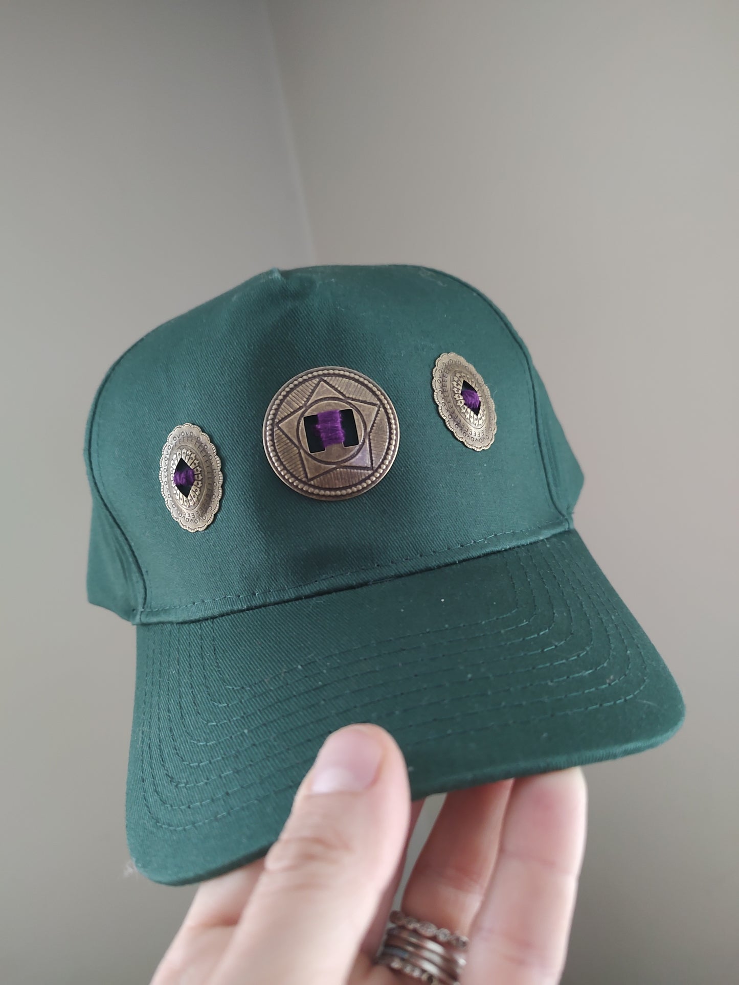 Western Concho Trucker Hats