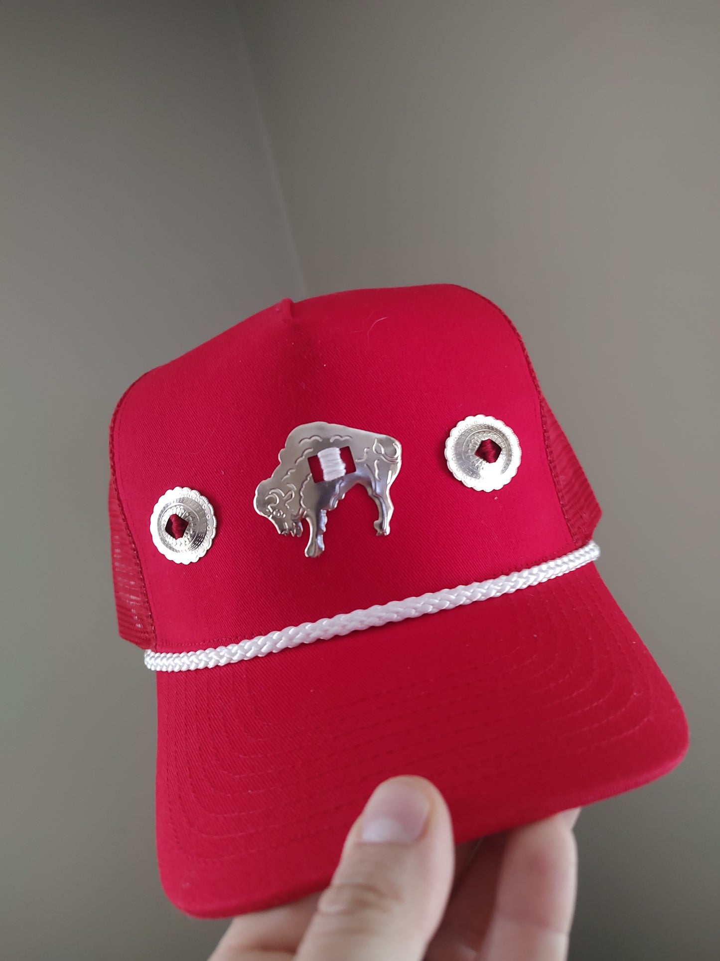 Western Concho Trucker Hats