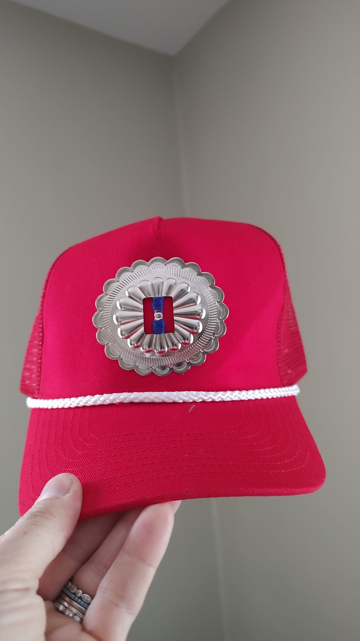 Western Concho Trucker Hats
