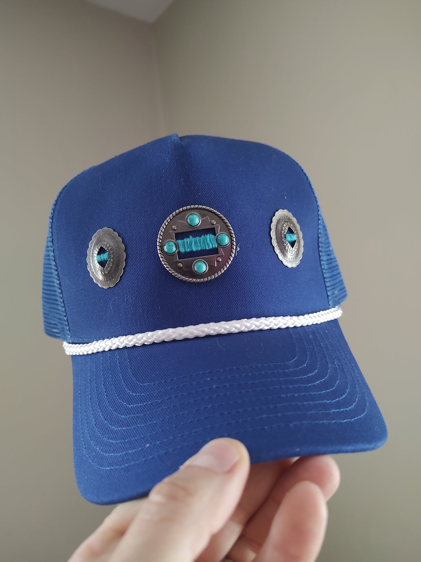 Western Concho Trucker Hats