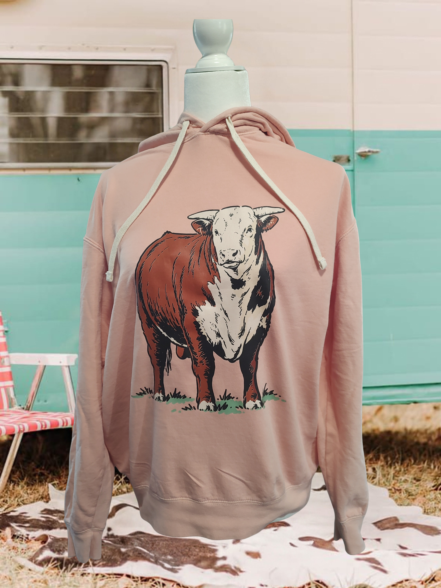 Hereford Bull Hooded Sweatshirt