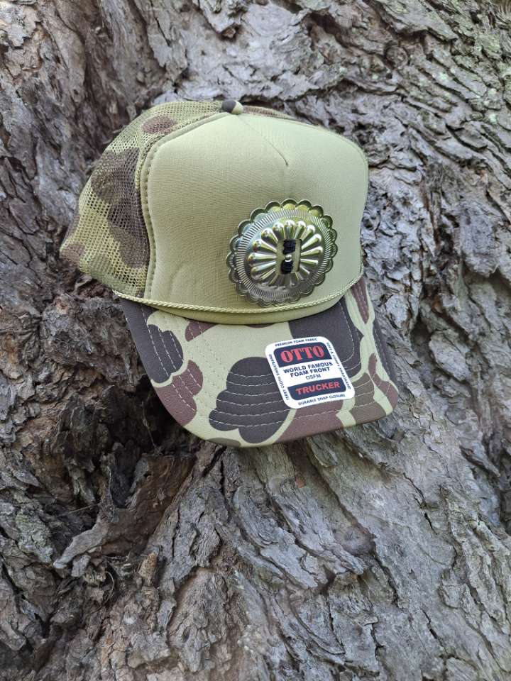 Western Concho Trucker Hats