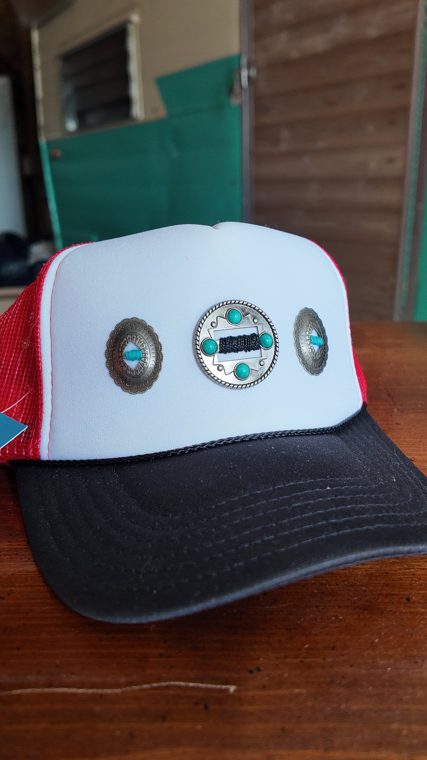 Western Concho Trucker Hats