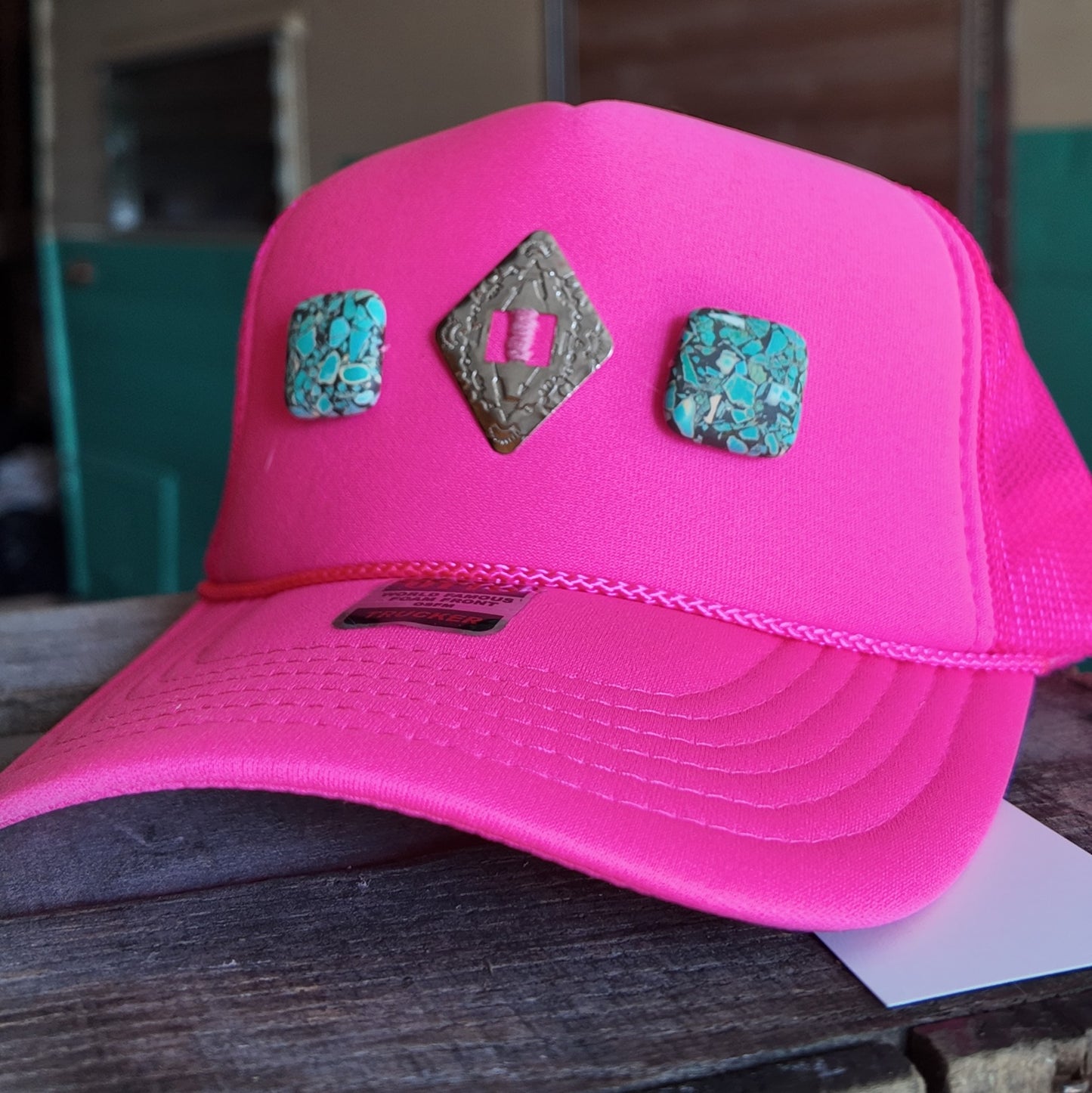 Western Concho Trucker Hats