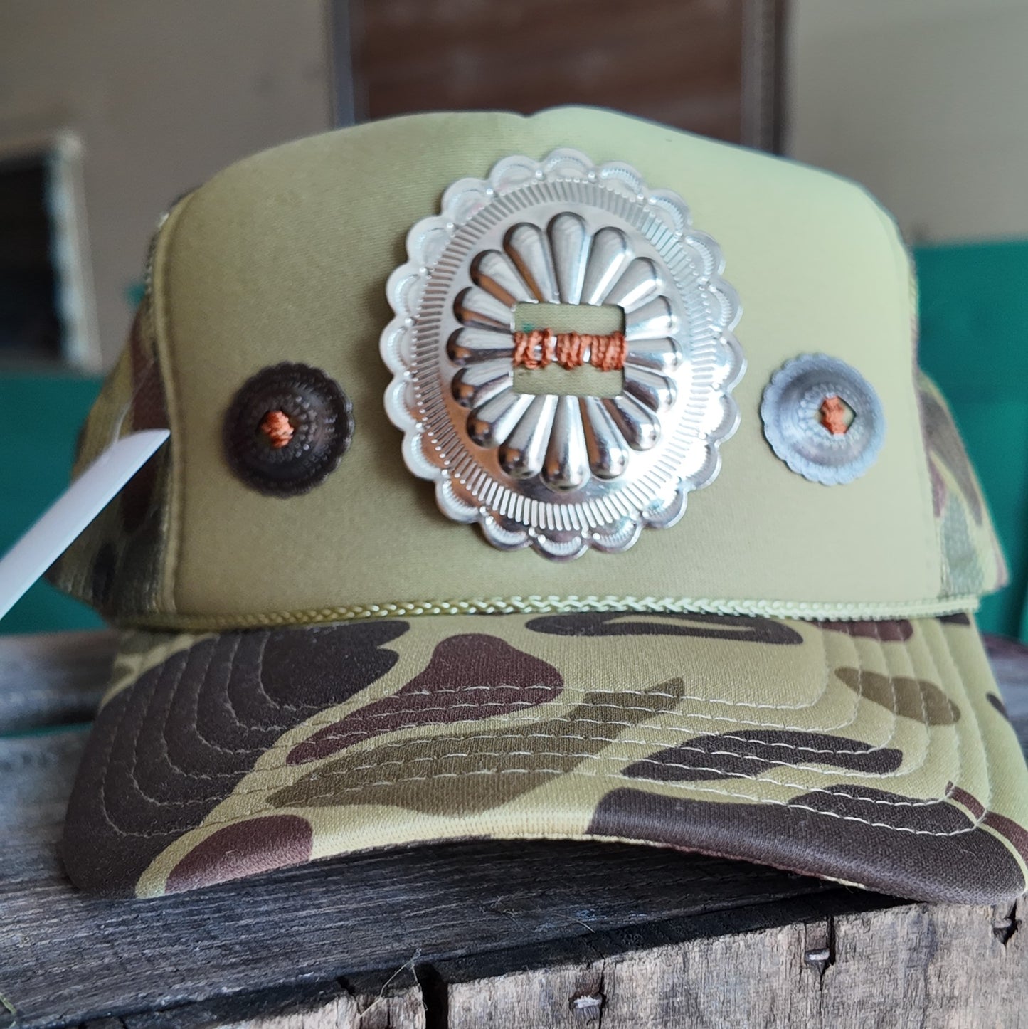 Western Concho Trucker Hats