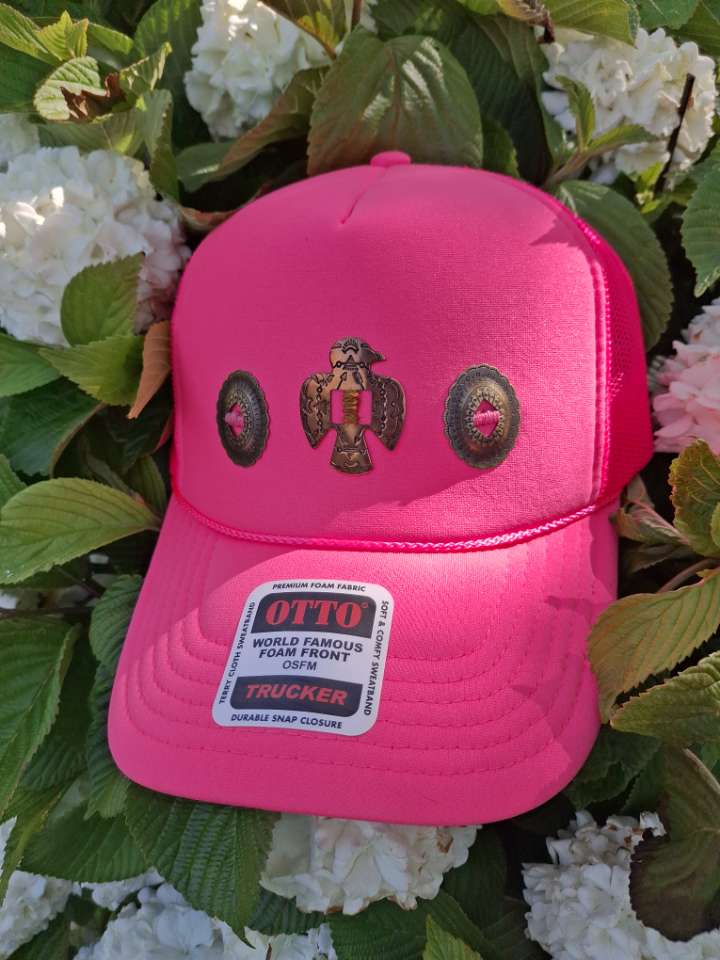 Western Concho Trucker Hats