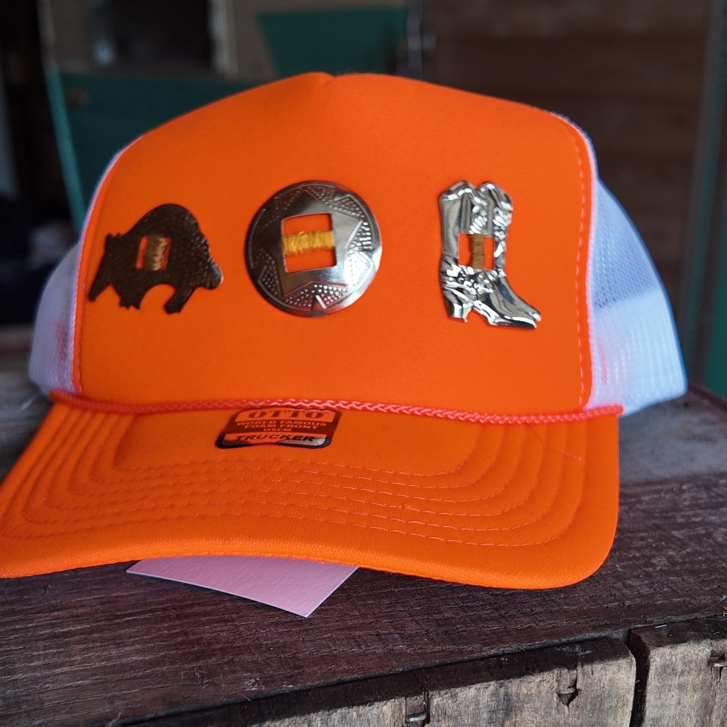 Western Concho Trucker Hats