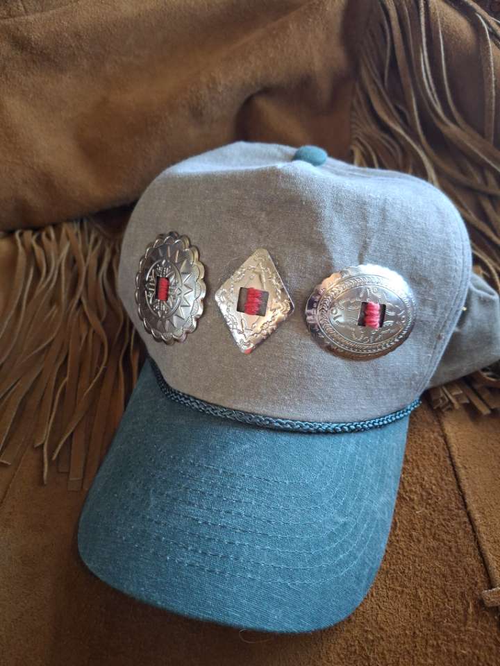Western Concho Trucker Hats