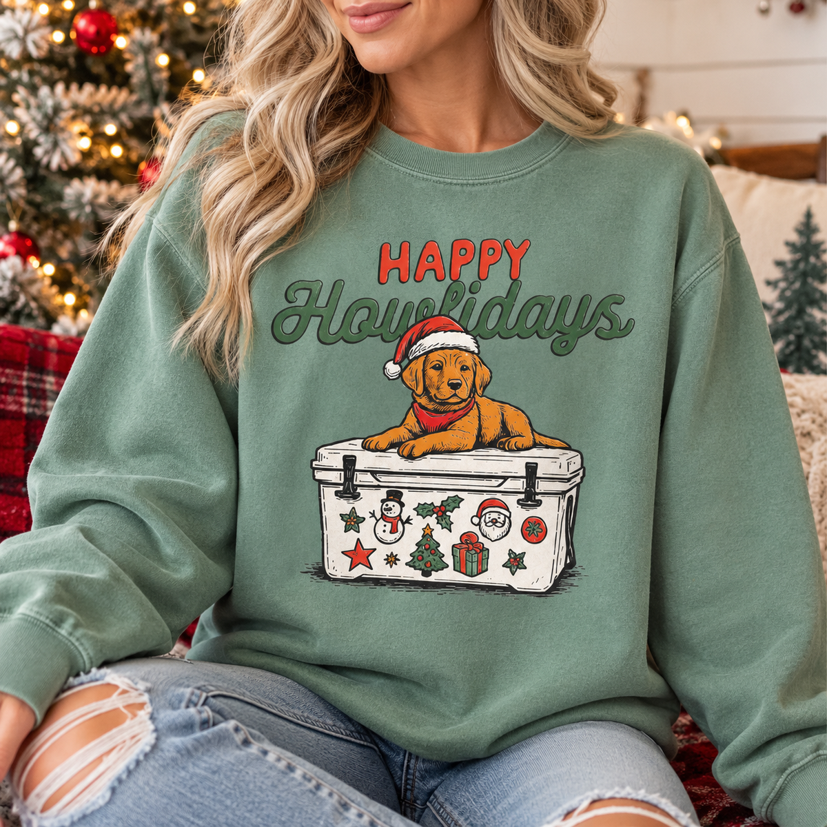 Happy Holidays Christmas Sweatshirt