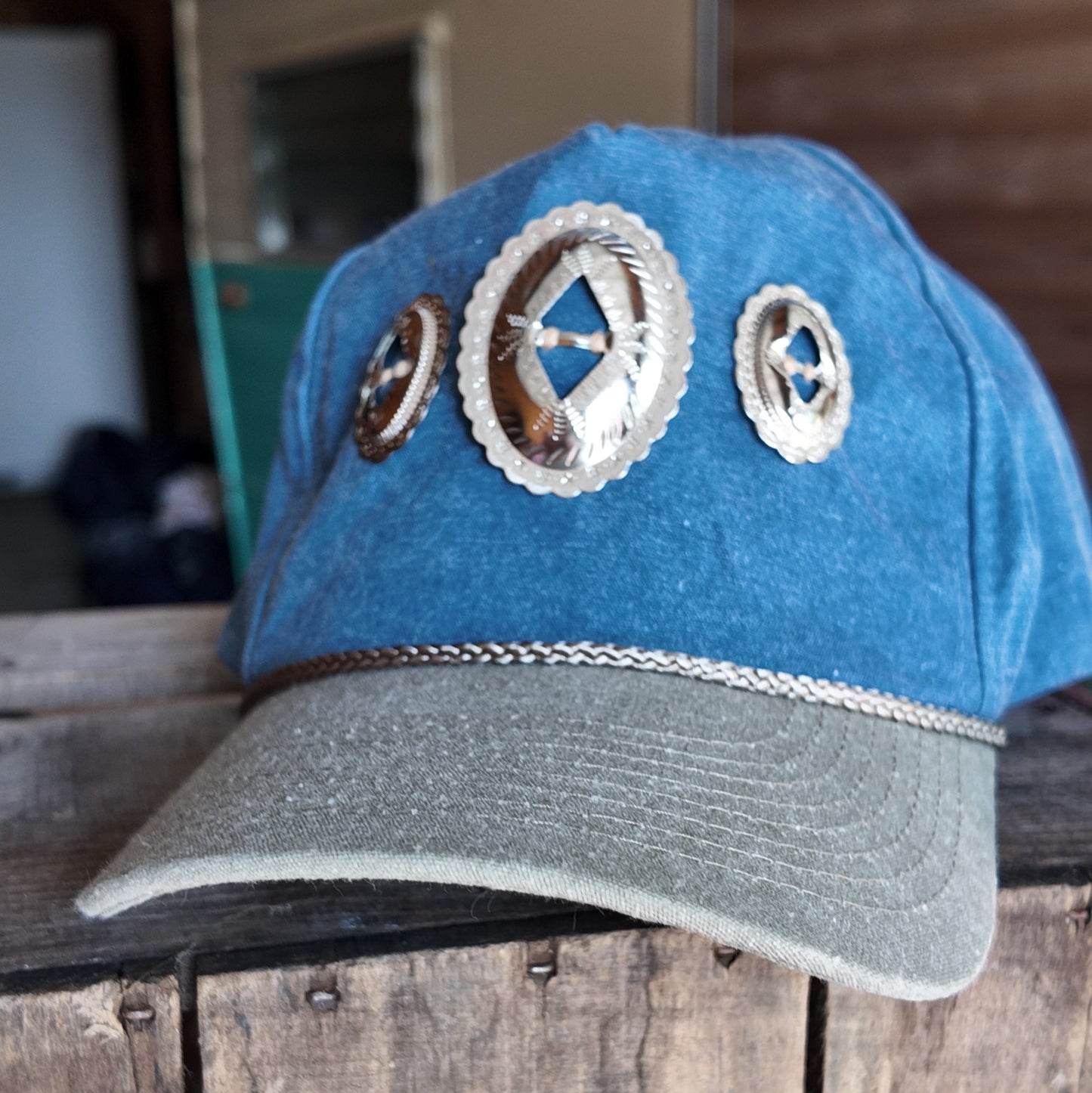 Western Concho Trucker Hats