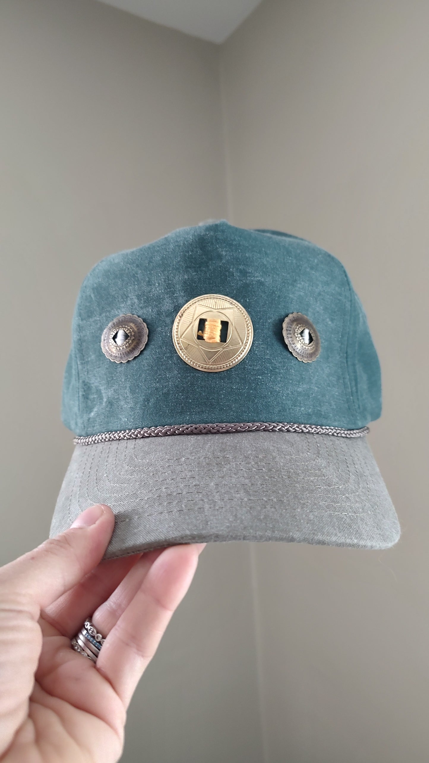 Western Concho Trucker Hats