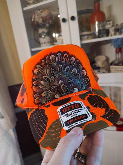 Feather Trucker Hats