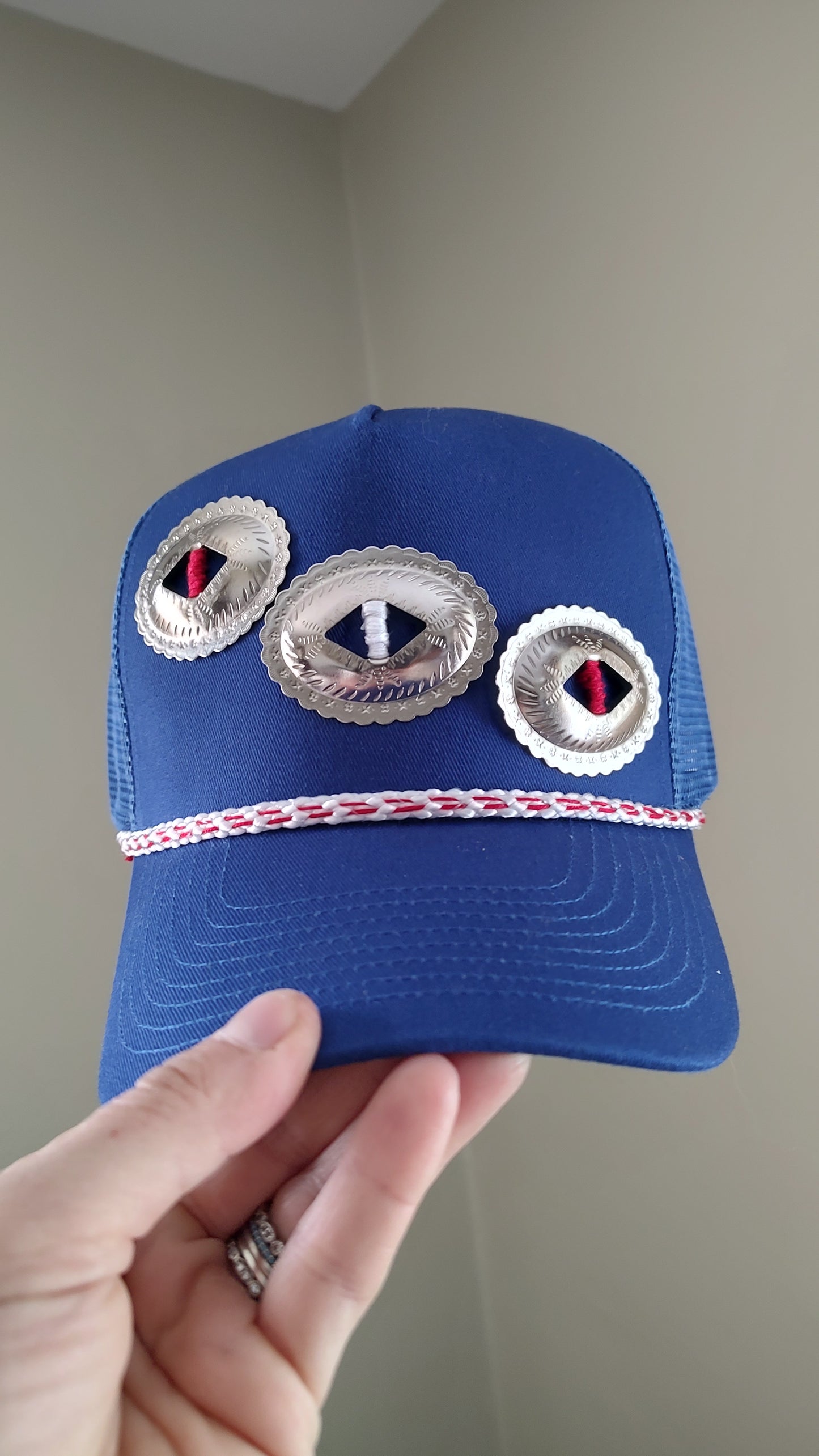 Western Concho Trucker Hats