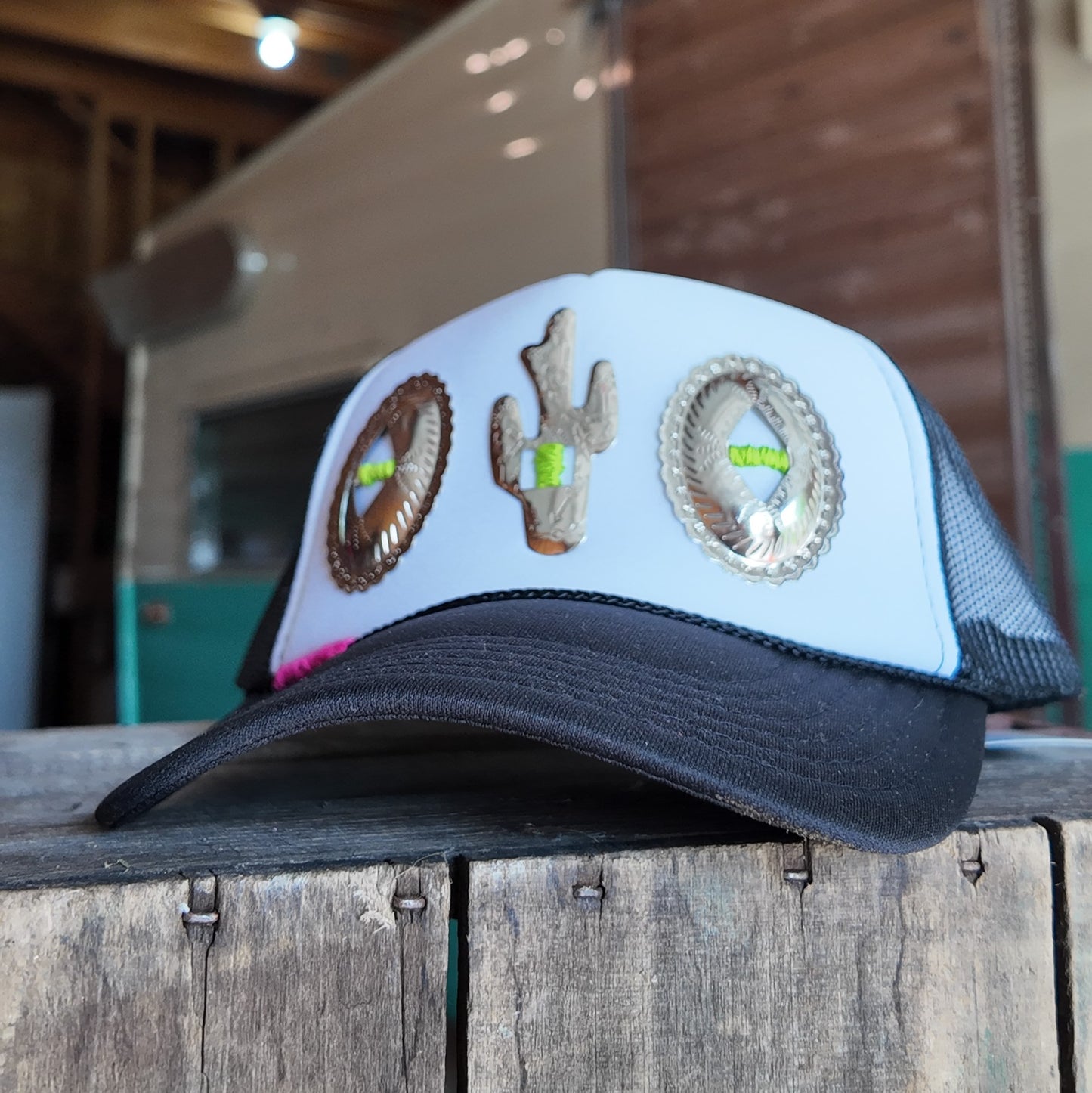 Western Concho Trucker Hats