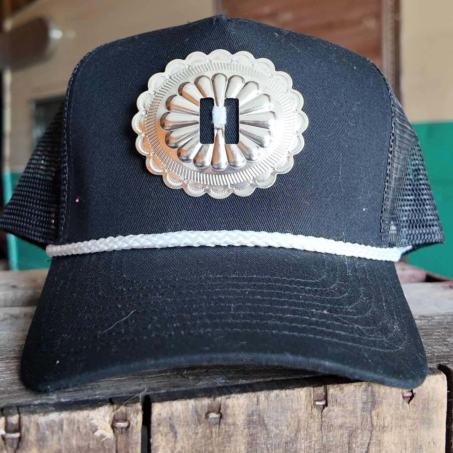 Western Concho Trucker Hats