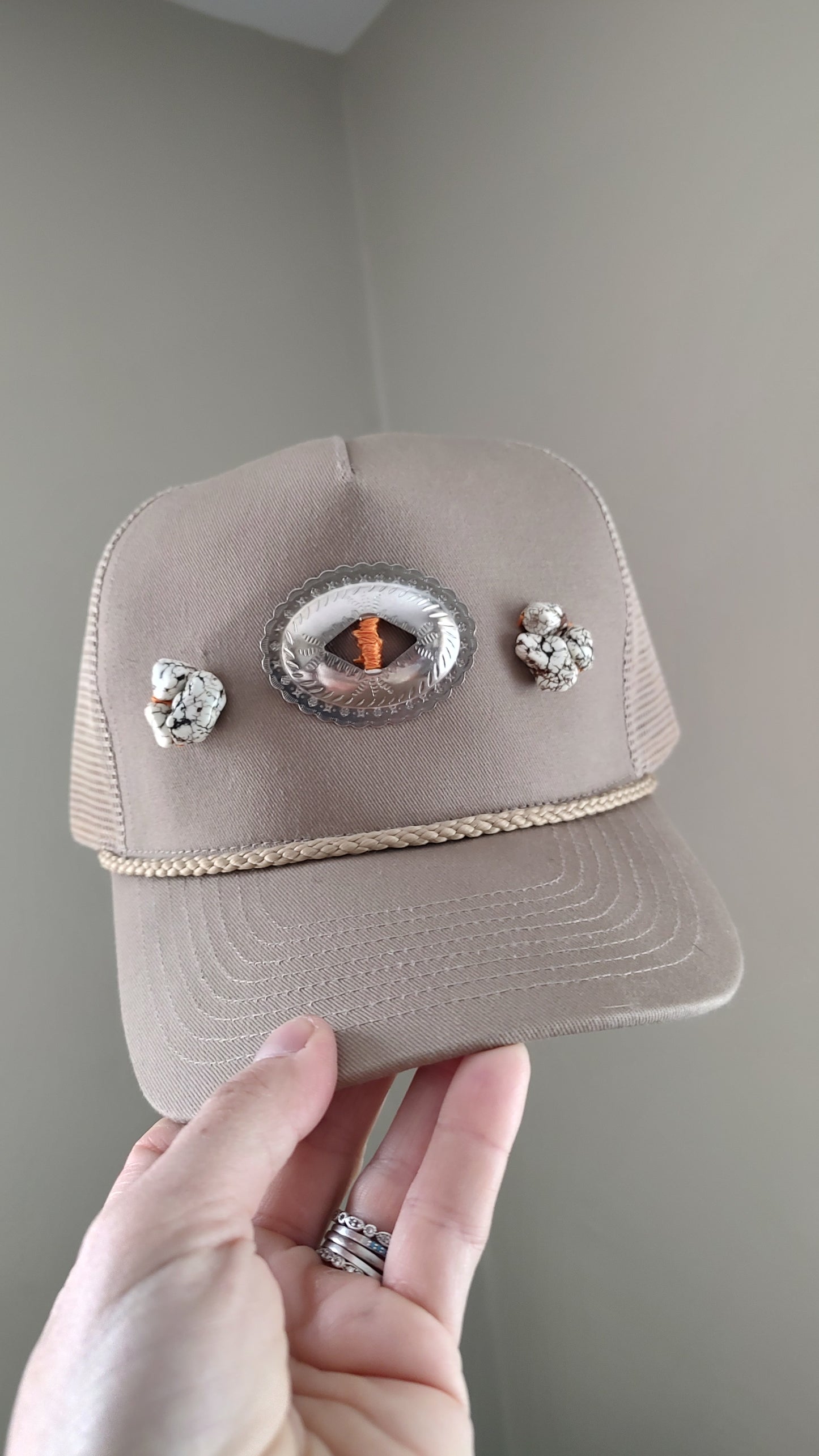 Western Concho Trucker Hats