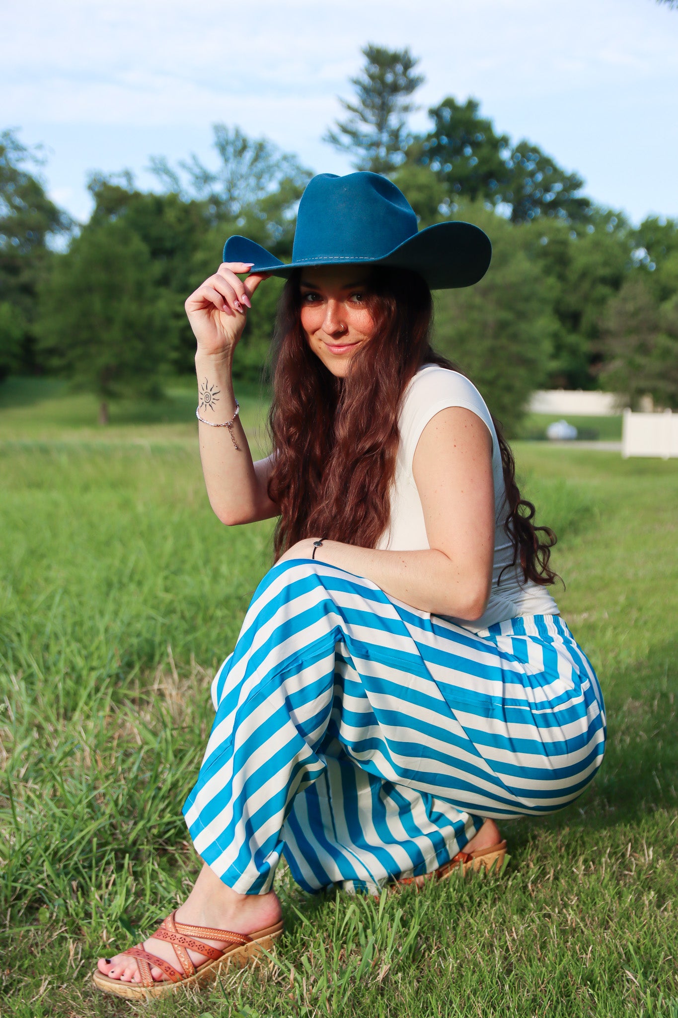 Coastal cowgirl boardwalk pants