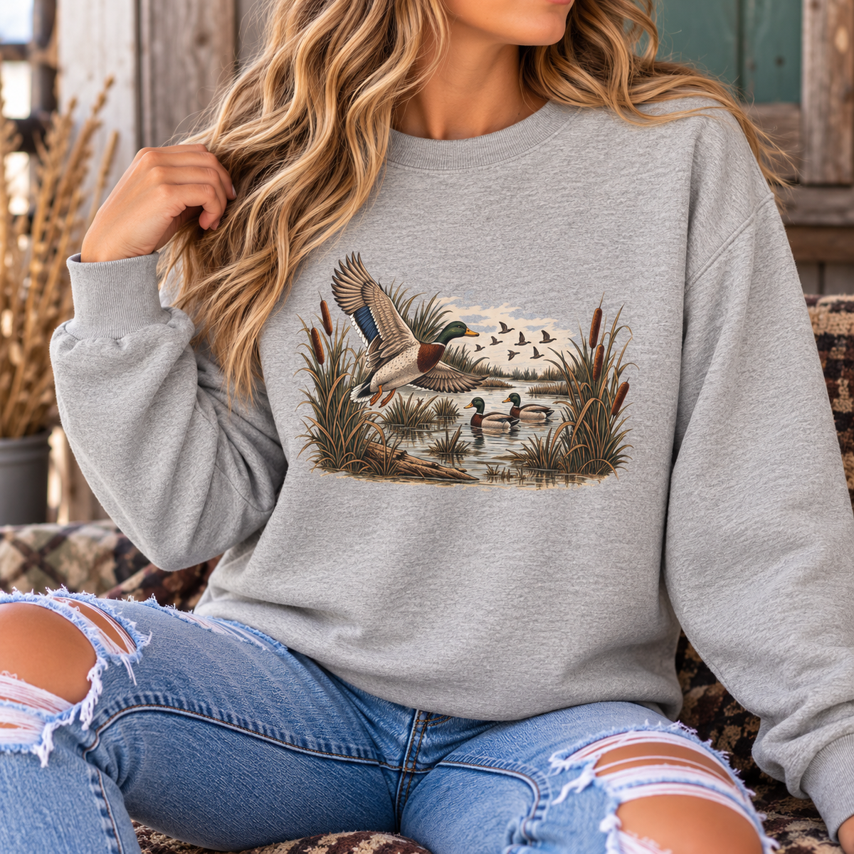 Duck Marsh Crewneck Sweatshirt