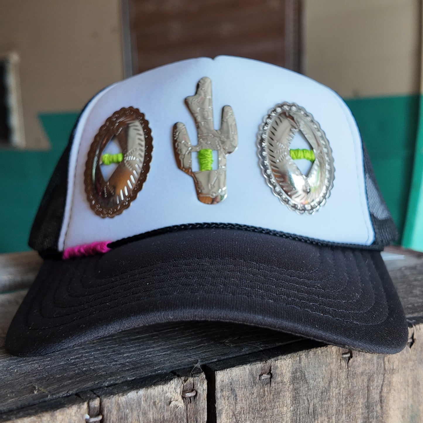 Western Concho Trucker Hats