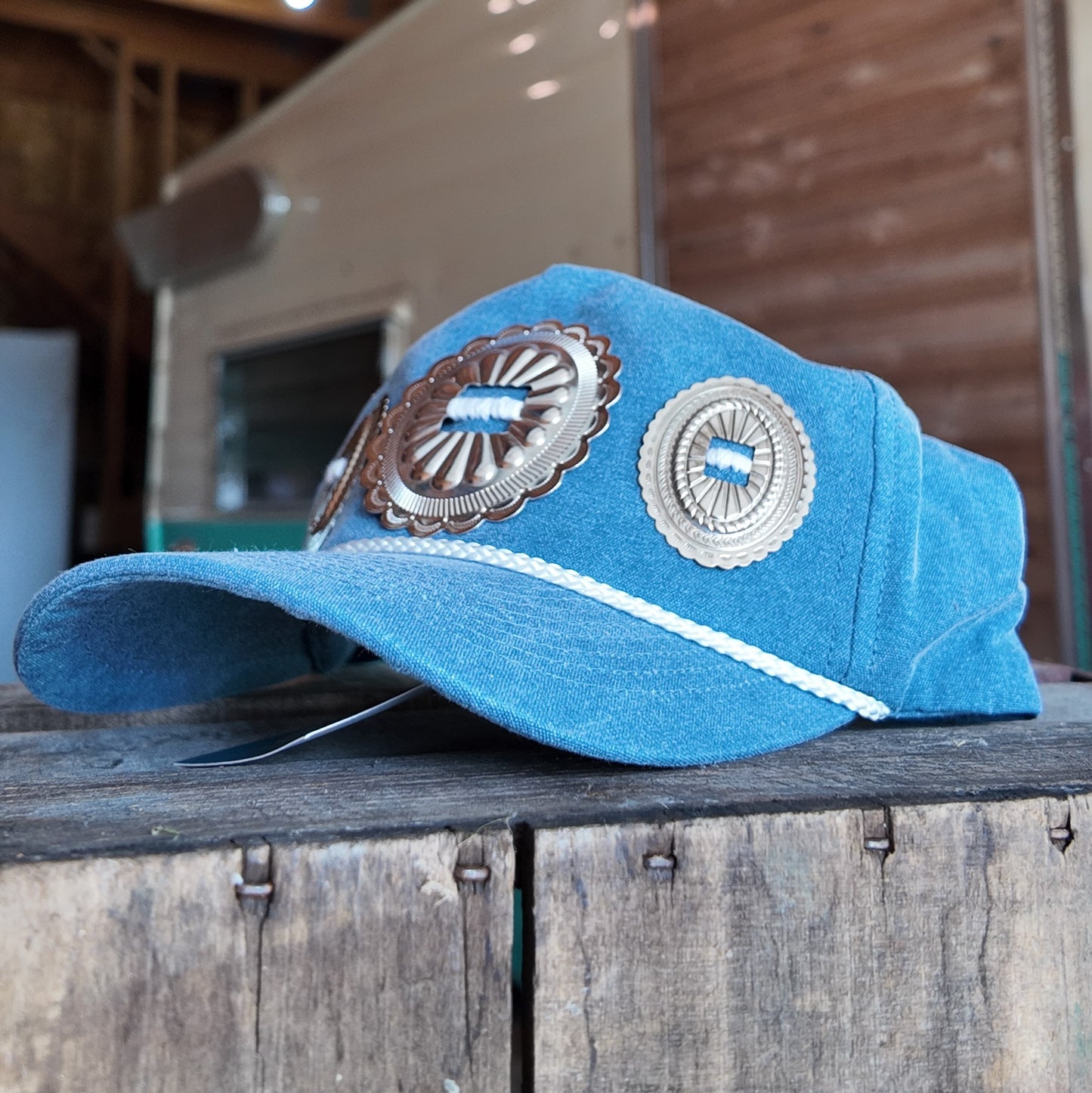 Western Concho Trucker Hats