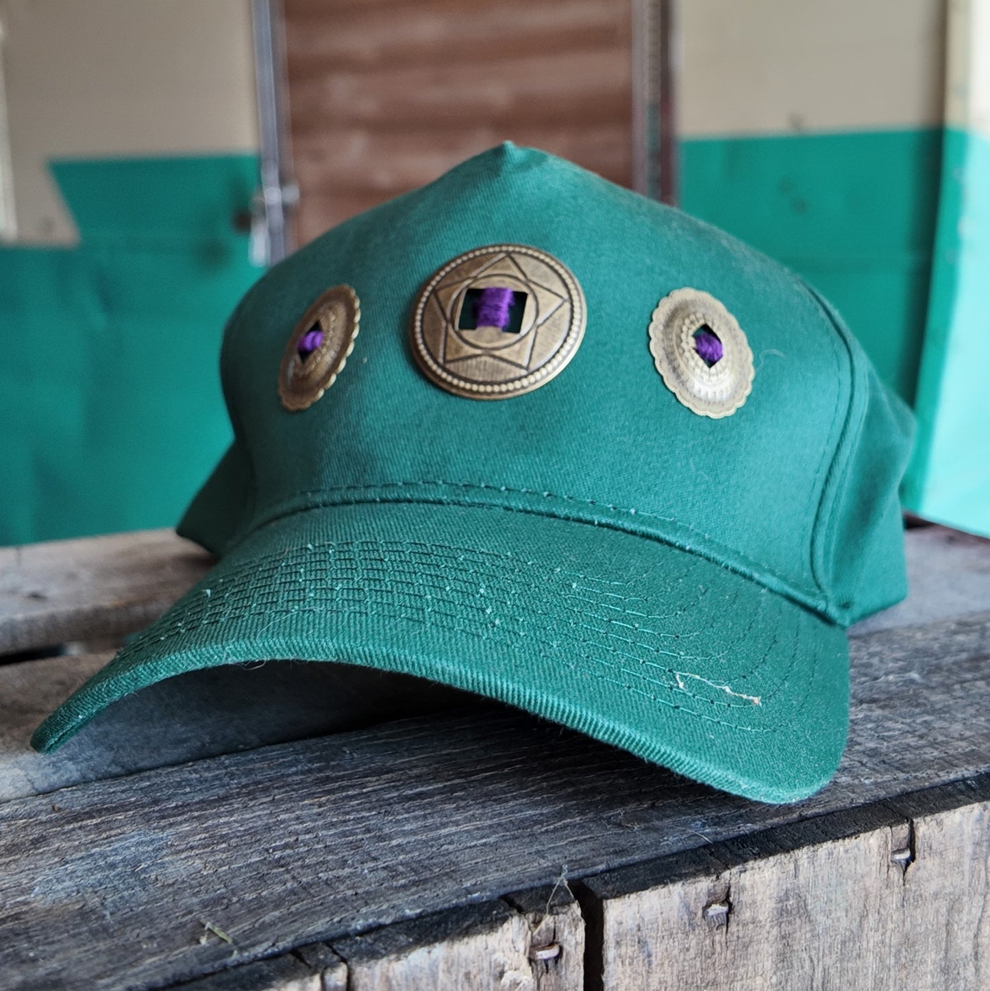 Western Concho Trucker Hats